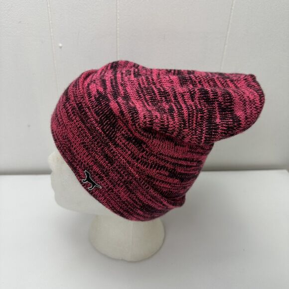 Victorias Secret PINK Beanie Hat Winter Cap Black Dog Knit - Picture 3 of 10